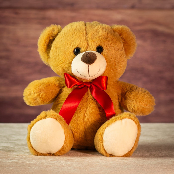 10" Sitting Brown Sweetheart Bear
