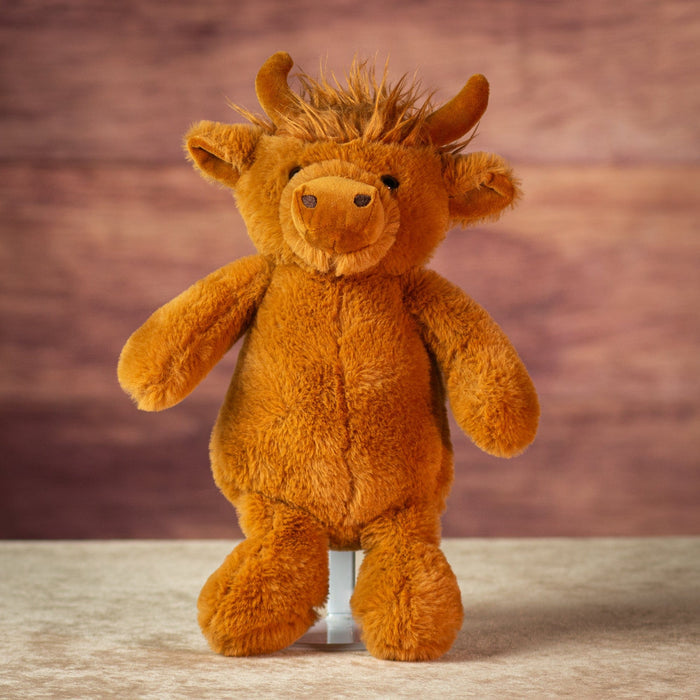13" Cuddle Highland Honey Cow