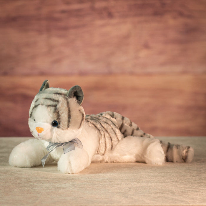 13" Laying Classic Tabby Cats