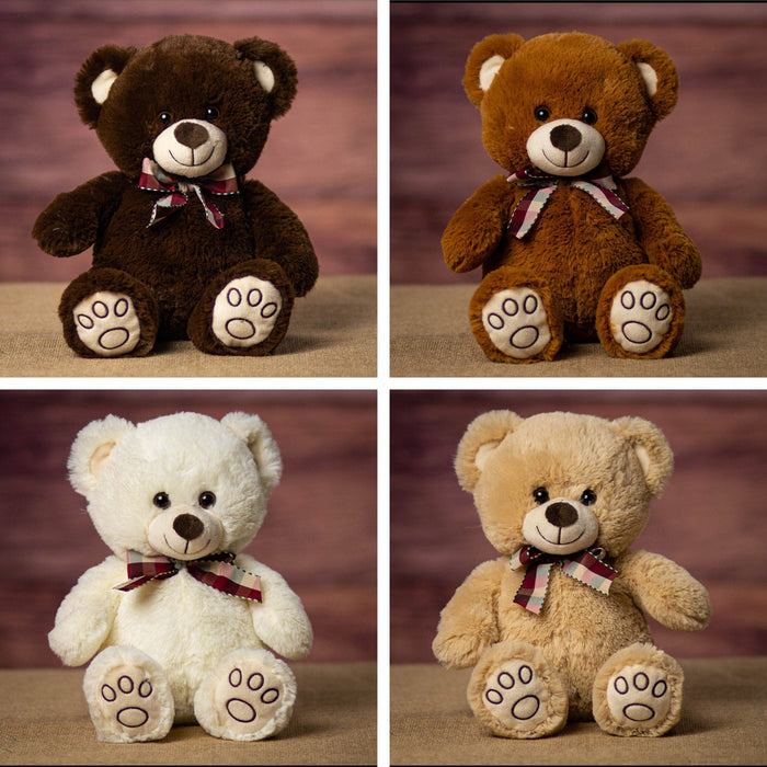 13" Paw Print Teddy Bears