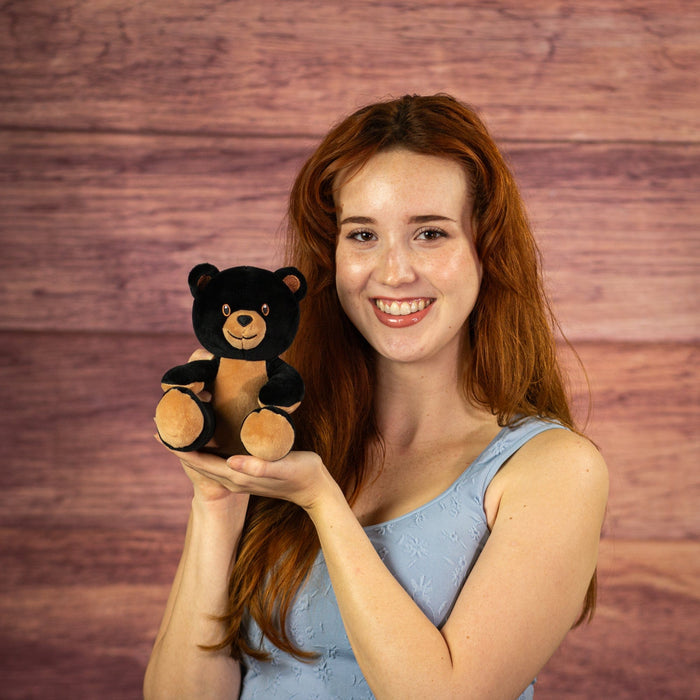 6" Huggable Black Bear