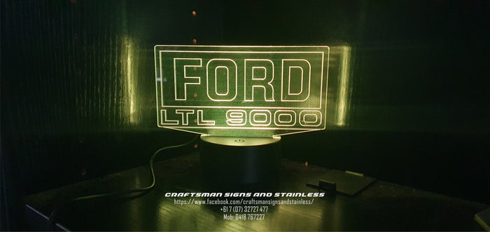 Acrylic 'edge lit' FORD LOUISVILLE LNT 9000
