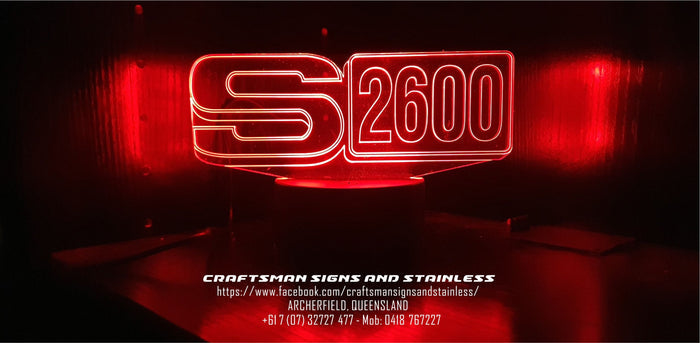 Acrylic 'edge lit' INTERNATIONAL S LINE 2600