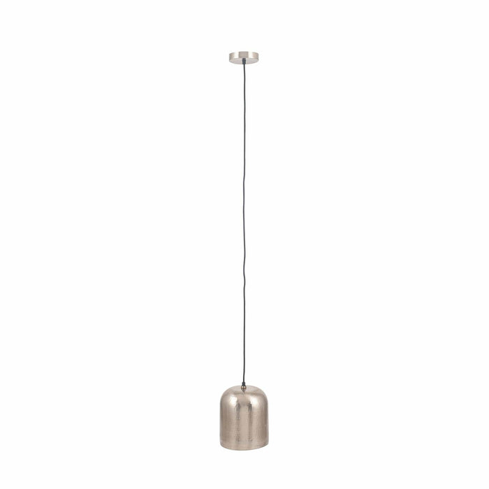 Ruma Silver Hammered Dome Pendant | Home Lighting | Rūma