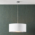 Ailyn 55cm Ivory Poly Cotton Pendant Shade