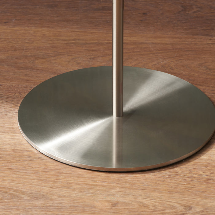 Ailyn Brushed Silver Floor Lamp