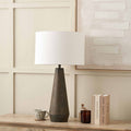 Arden Verdi Gris Metal Conical Table Lamp Base