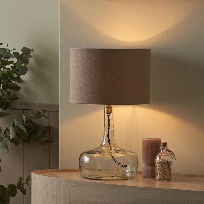 Ardwell Clear Glass Table Lamp