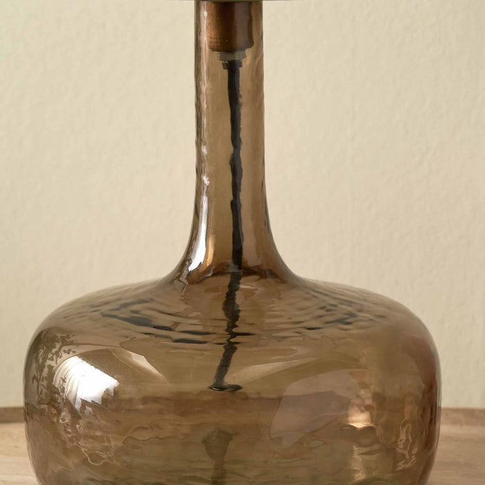 Ardwell Olive Glass Table Lamp