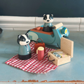 Badger Picnic Motorbike Ride Merrywood Tales