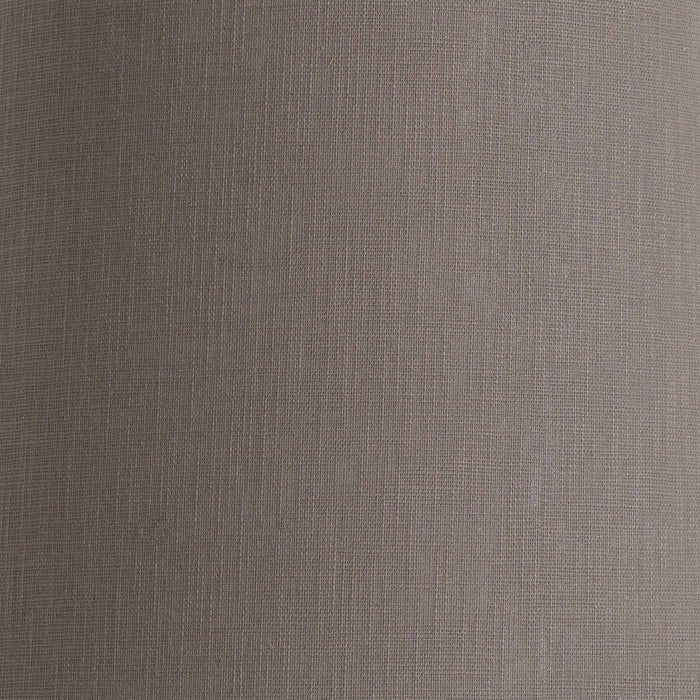 Basilan Steel Grey Lined Linen Tapered Lampshade