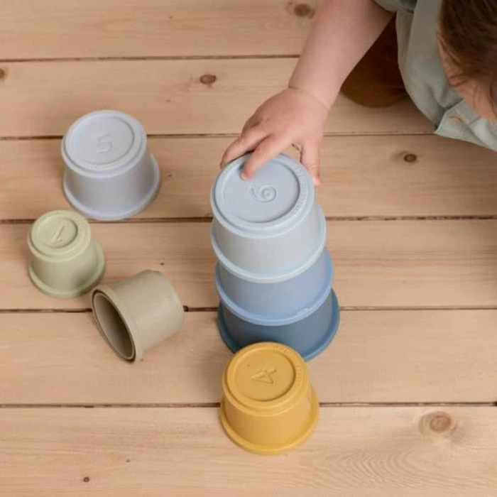 Blue Stacking Cups