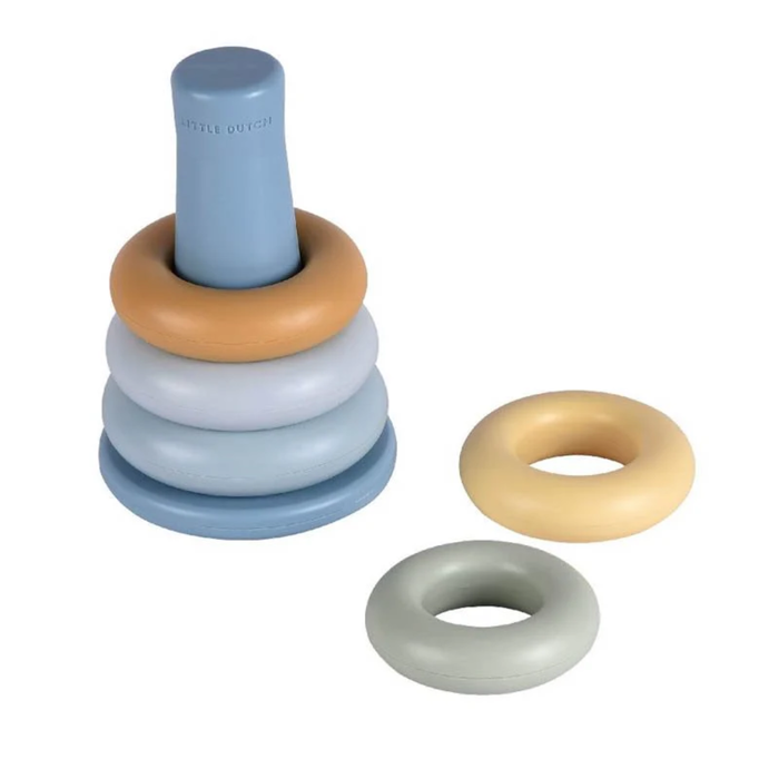 Blue Stacking Rings
