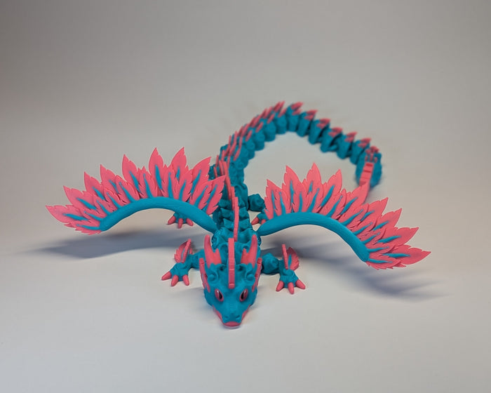 Medium With Wings / Sky Blue/White