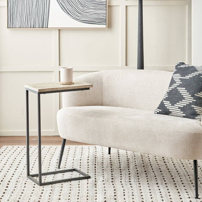 Brondesbury Concrete Effect Supper Side Table