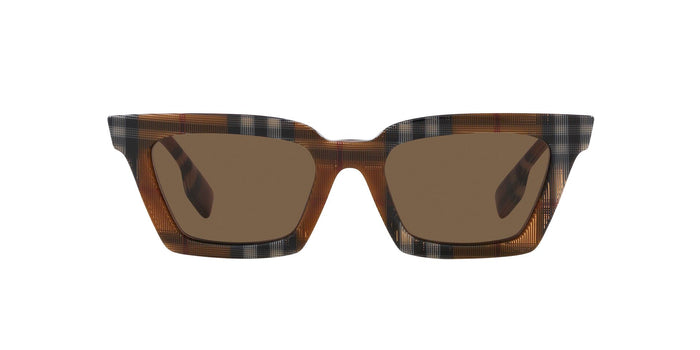 Burberry Briar BE4392U Check Brown/Dark Brown #colour_check-brown-dark-brown