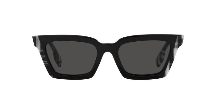 Burberry Briar BE4392U Black/Check White Black/Dark Grey #colour_black-check-white-black-dark-grey