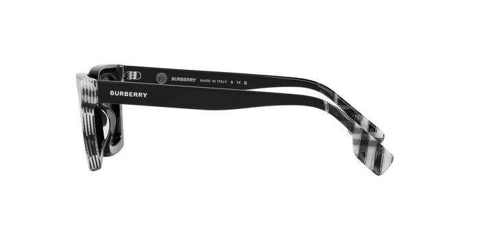 Burberry Briar BE4392U Black/Check White Black/Dark Grey #colour_black-check-white-black-dark-grey