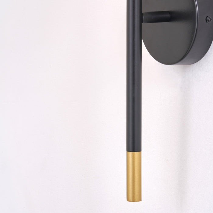 Cami White Orb Wall Light