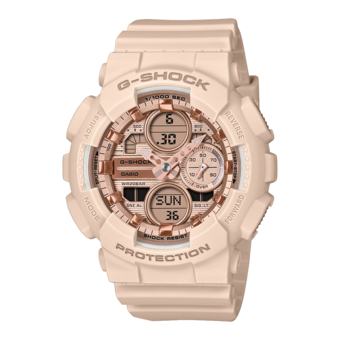 Casio G-Shock Analog-Digital Women's Watch, GMA-S140PG-4ADR-G1801