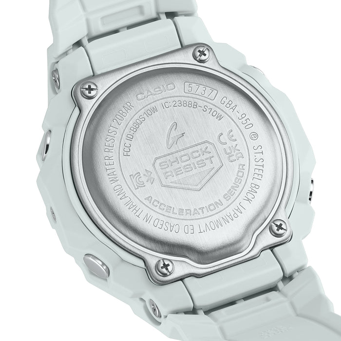 Casio G-Shock White G-Squad Analog-Digital Men's Watch, GBA-950-7ADR-G1711