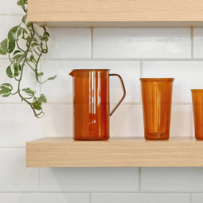 CAST AMBER double wall glass 290ml