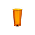 CAST AMBER double wall glass 340ml