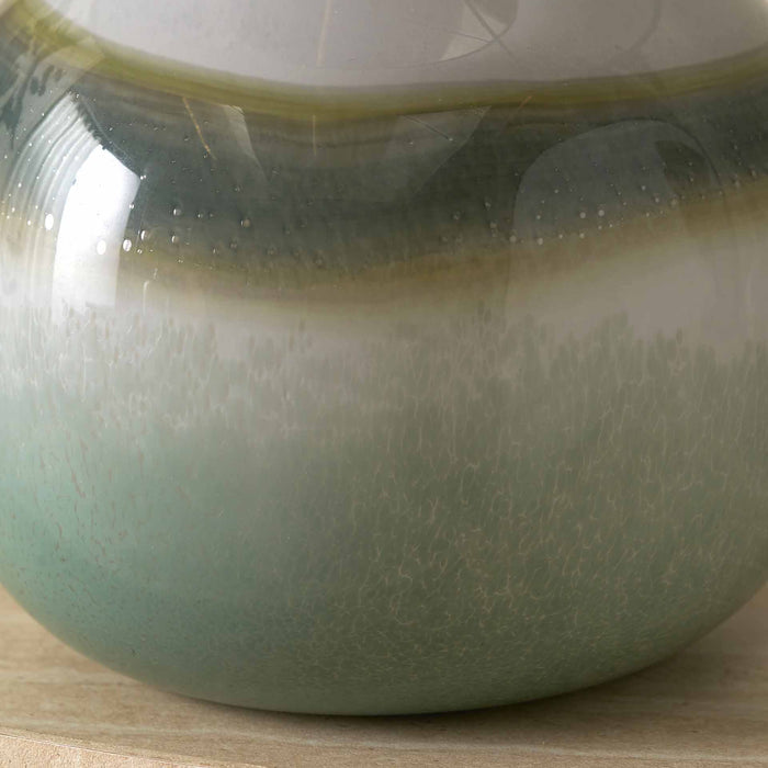 Celeste Sage Ombre Glass Table Lamp Base