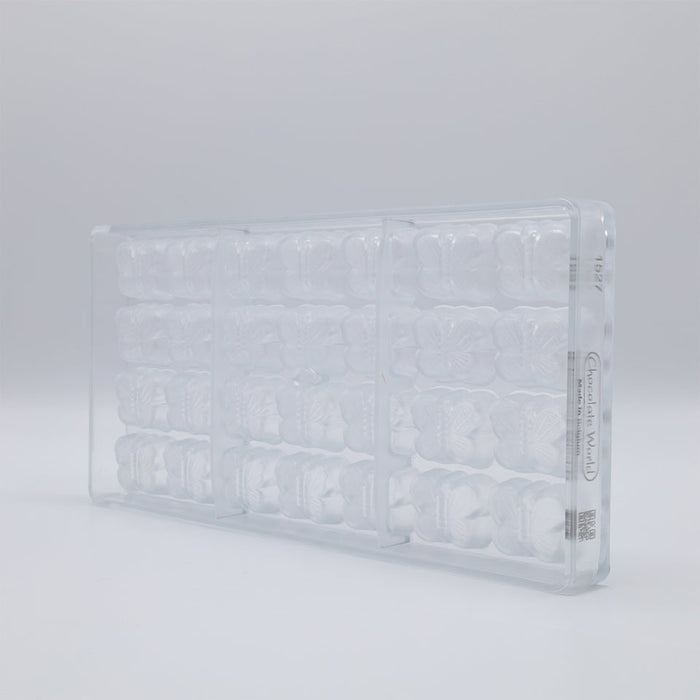 Chocolate World Butterfly (Small) Polycarbonate Chocolate Mold – ~1.38 x 0.98 x 0.31 in, 21 Cavities