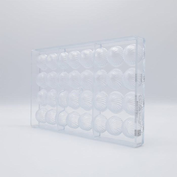 Chocolate World Cap Polycarbonate Chocolate Mold – ~1.57 x 1.18 x 0.79 in, 12 Cavities