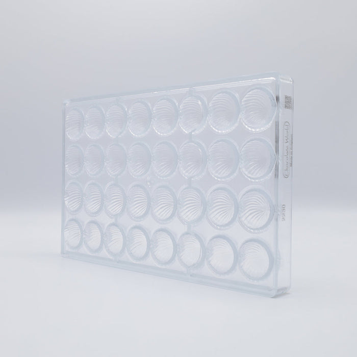 Chocolate World Cap Polycarbonate Chocolate Mold – ~1.57 x 1.18 x 0.79 in, 12 Cavities