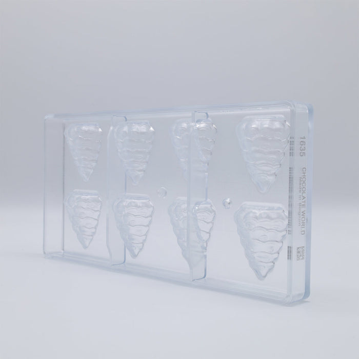 Chocolate World Christmas Tree (Praline) Polycarbonate Chocolate Mold – ~1.18 x 0.87 x 0.59 in, 21 Cavities