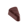 Chocolate World Point polycarbonate chocolate mold 2185CW with 21 cavities, professional Belgian confectionery mold for bonbons and pralines, clear polycarbonate point chocolate mould 2185CW