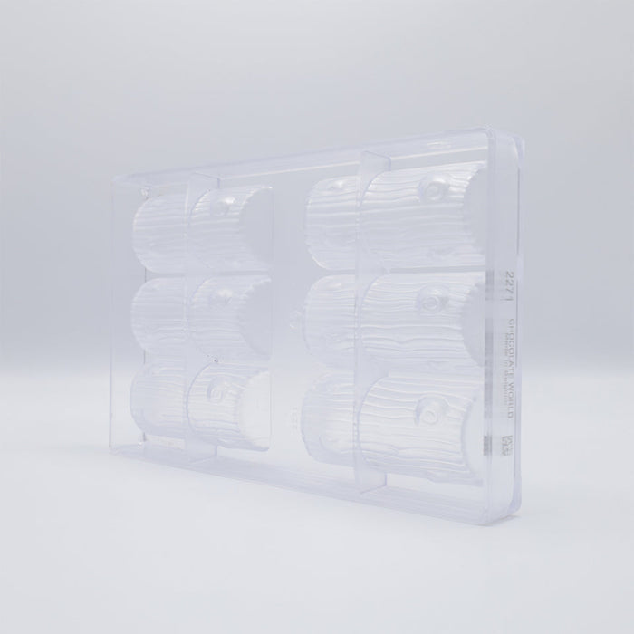 Chocolate World Trunk Polycarbonate Chocolate Mold – ~2.36 x 1.57 x 1.18 in, 6 Cavities