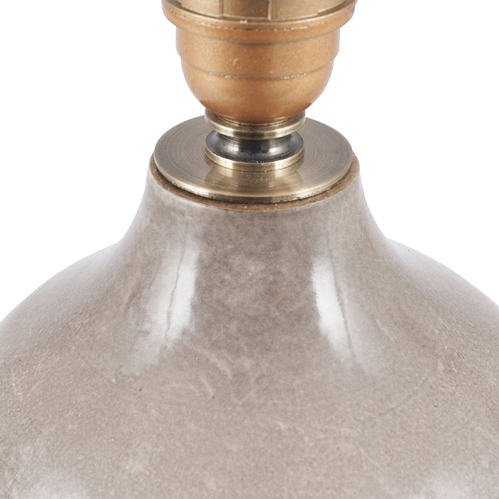 Ruma Grey Stoneware Table Lamp | Lighting | Rūma