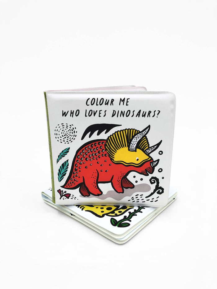 Colour Me: Who Loves Dinosaurs? Bath Book