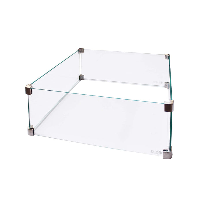 Ruma Cosi Medium Fire Pit Square Glass Surround | Outdoor | Ruma