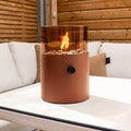 Cosi XL Mocha Brown and Smoked Fire Lantern