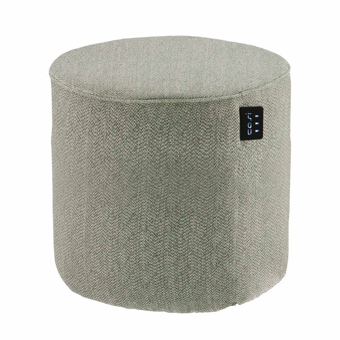 Cosipouf Tall Green Heated Round Pouffe 45x45cm
