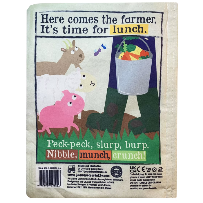 Crinkle Cloth Book - Farm