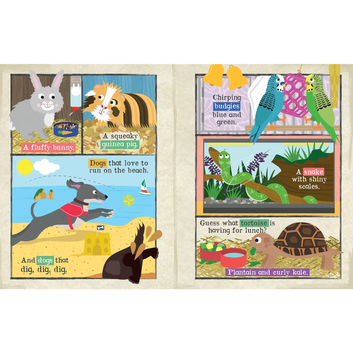 Crinkle Cloth Book -We Love Our Pets
