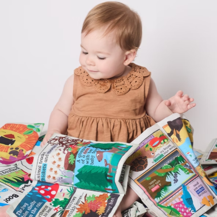Crinkle Cloth Book -We Love Our Pets