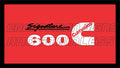 CUMMINS RED signature 600 Badge Bar Mat