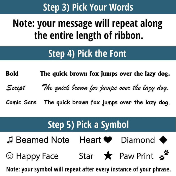 Wholesale Stuffed Animals - One Spool of Custom-Printed Ribbon