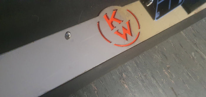 Custom Stainless Steel Mudflap Counterweights Crooked KW