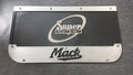 Custom Stainless Steel Mudflap Counterweights MACK 'SUPERLINER' Oval
