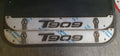 Custom Stainless Steel Mudflap Counterweights T909 Twin Bugs