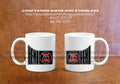 Custom white ceramic Coffee Mug Charger HEMI 265