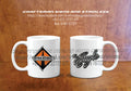 Custom white ceramic Coffee Mug INTERNATIONAL 'EAGLE' 2