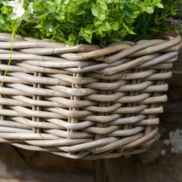 Dao Indoor Outdoor Grey Kubu Wall Hanging Trough